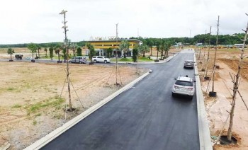 Đất gần chợ, dự án Mega City Bến Cát Bình Dương giá 439tr/m2, sổ đỏ thổ cư 100%